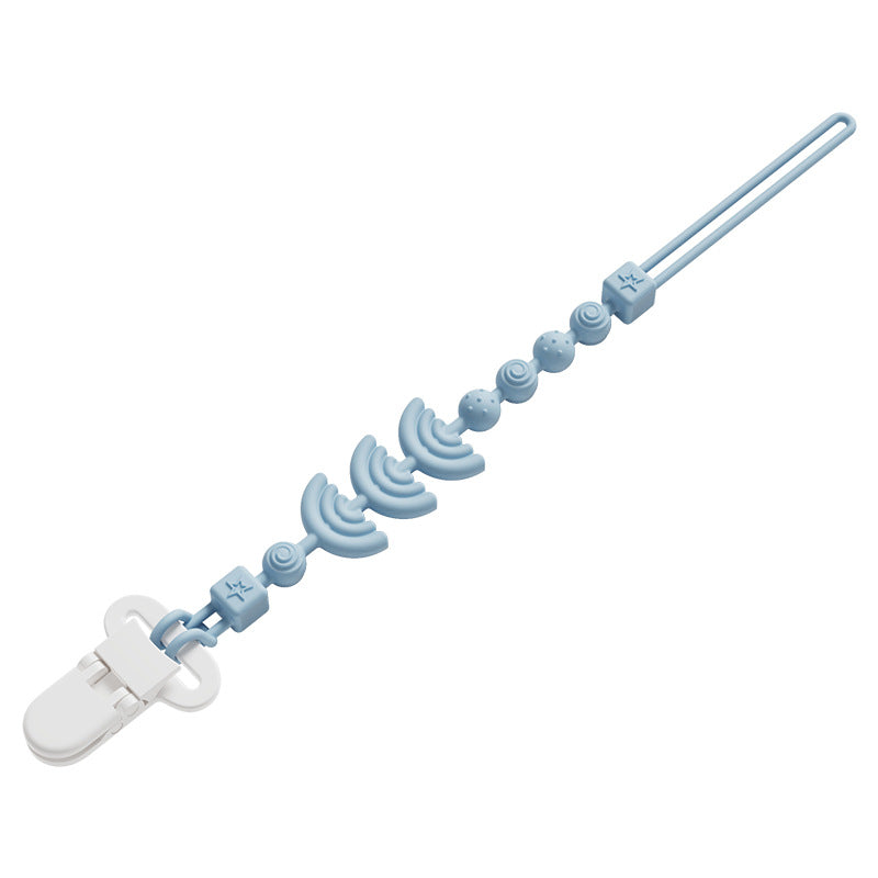 Chaîne attache-tétine anti-chute en silicone