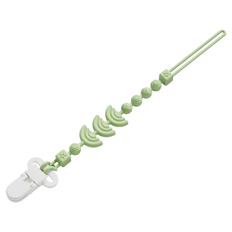 Chaîne attache-tétine anti-chute en silicone