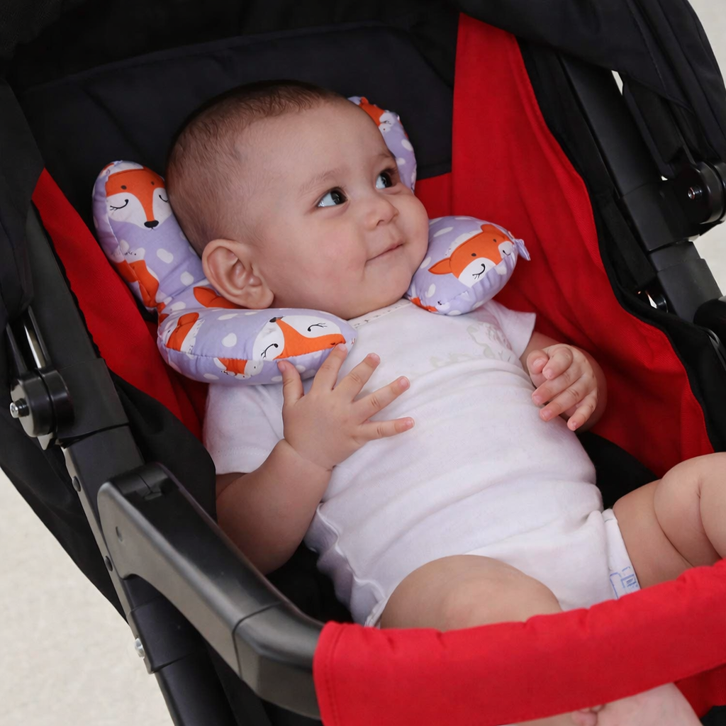 Almohada de seguridad en forma de U para cuna de bebé