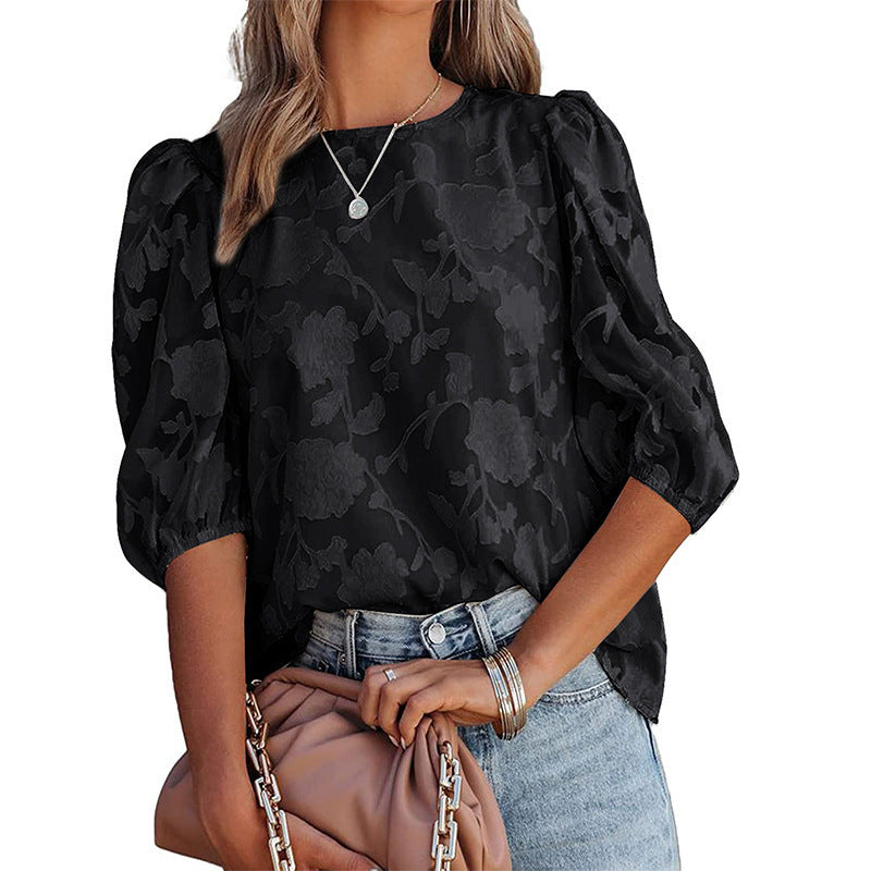 Florence Blouse met Pofmouwen