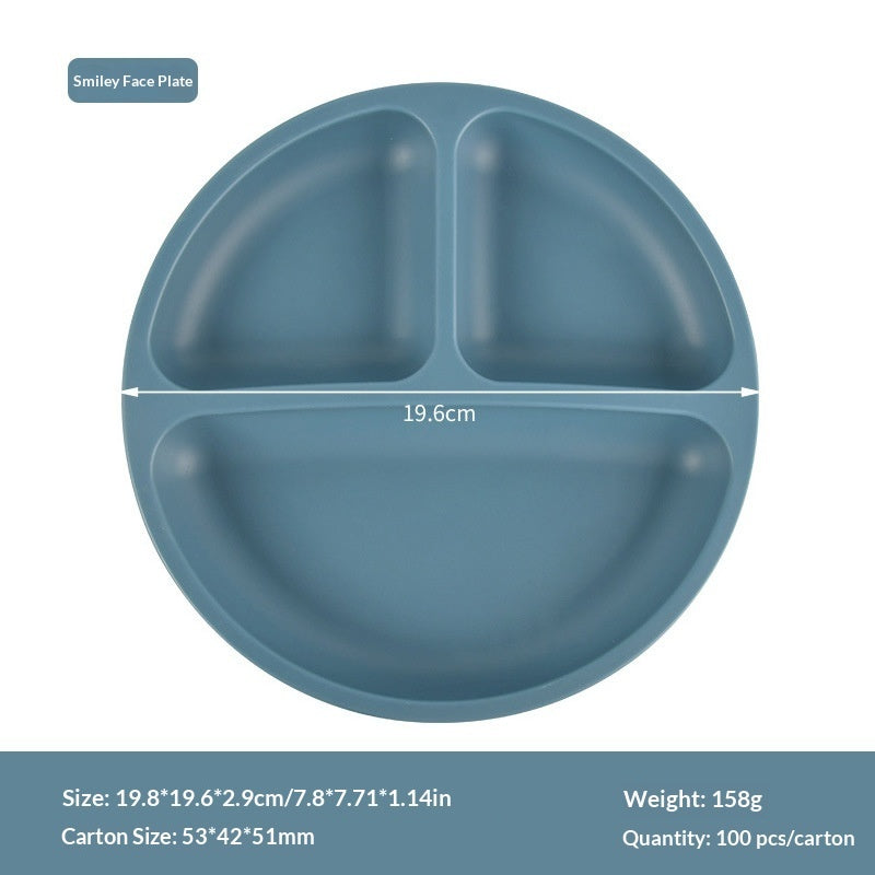 Plateau repas compartimenté en silicone pour bébé