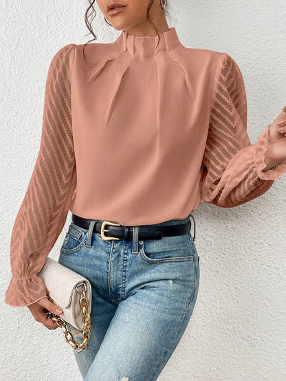 Elara Golvende Chiffon Blouse