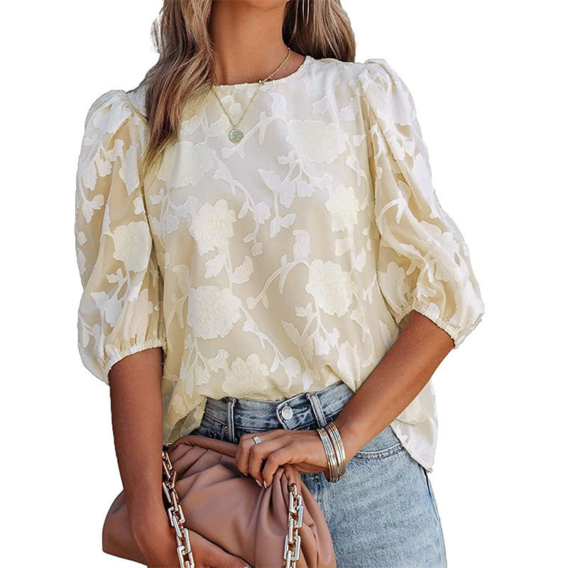 Florence Blouse met Pofmouwen