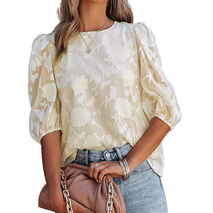 Florence Blouse met Pofmouwen