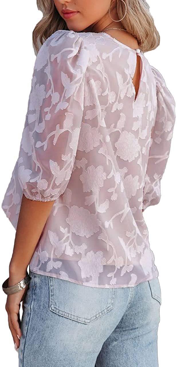 Florence Blouse met Pofmouwen