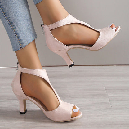 Aurora Zippered Heels