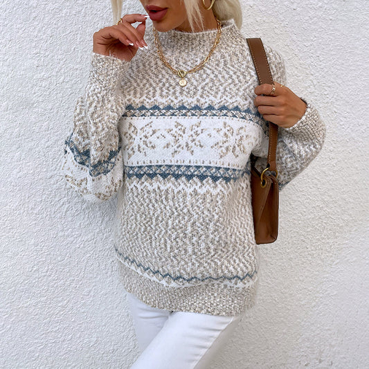 WinterGlow Snowflake Sweater