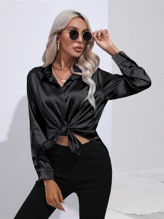 Monroe Satin Luxe Shirt