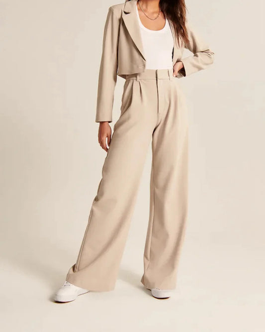 Everly High-Waist Trousers